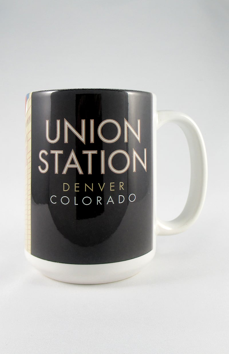 Union Station 2 (Summer Exterior), Denver, Colorado - 15oz. Ceramic Mug