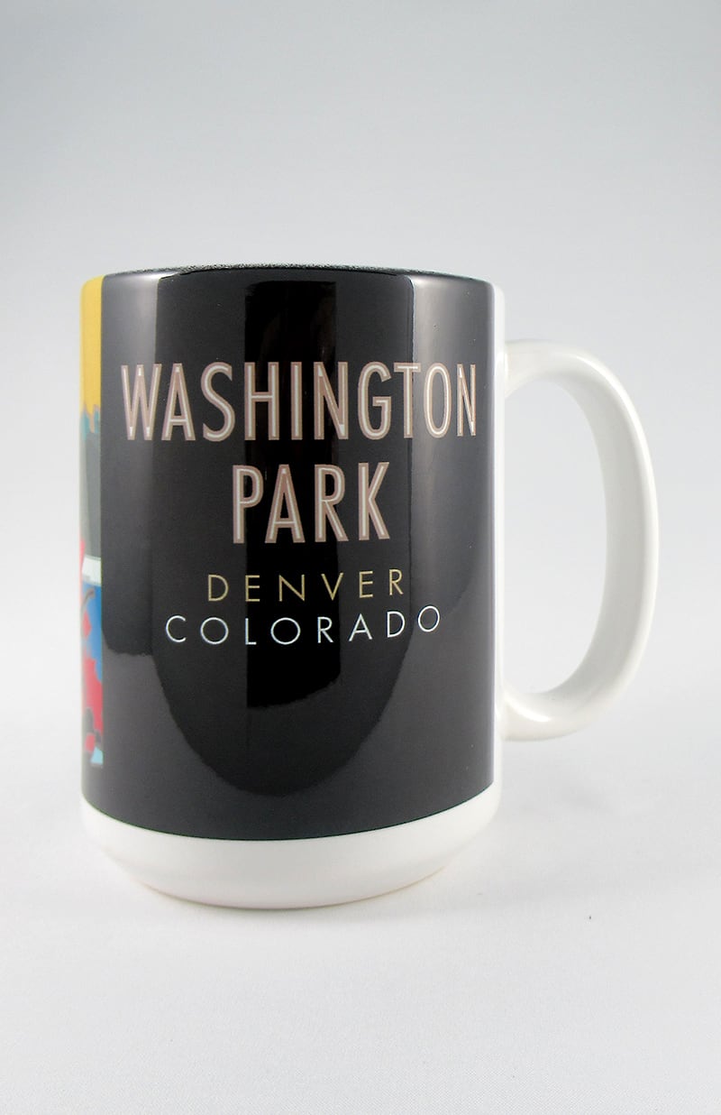 Washington Park, Denver, Colorado - 15oz. Ceramic Mug