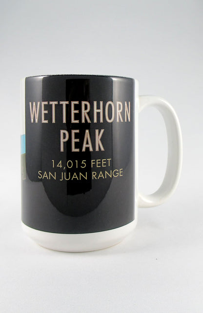 Wetterhorn Peak, Colorado - Colorado 14er - 15oz. Ceramic Mug