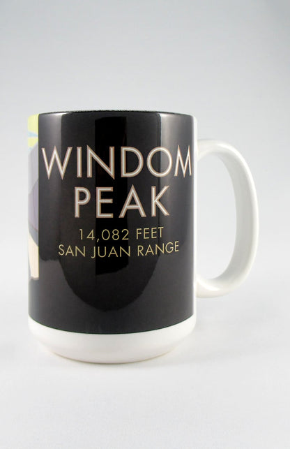 Windom Peak, Colorado - Colorado 14er - 15oz. Ceramic Mug