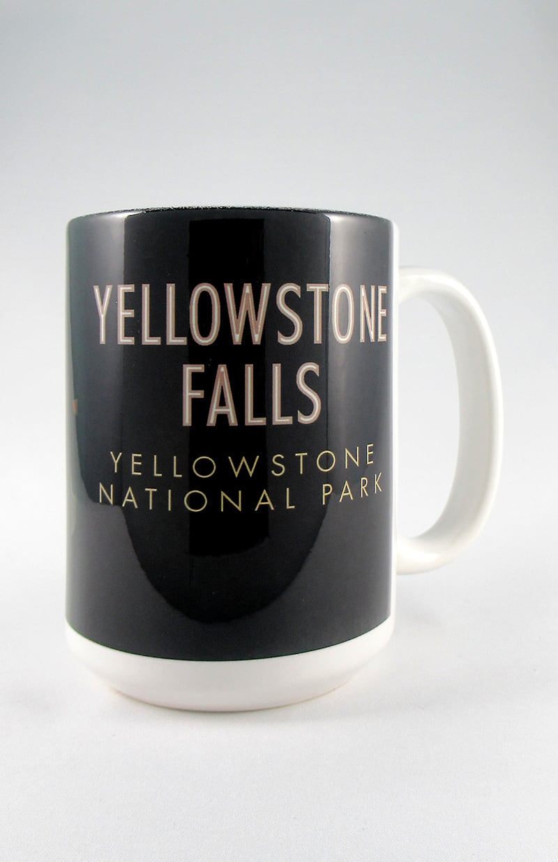 Yellowstone Falls, Yellowstone National Park, Wyoming - 15oz. Ceramic Mug