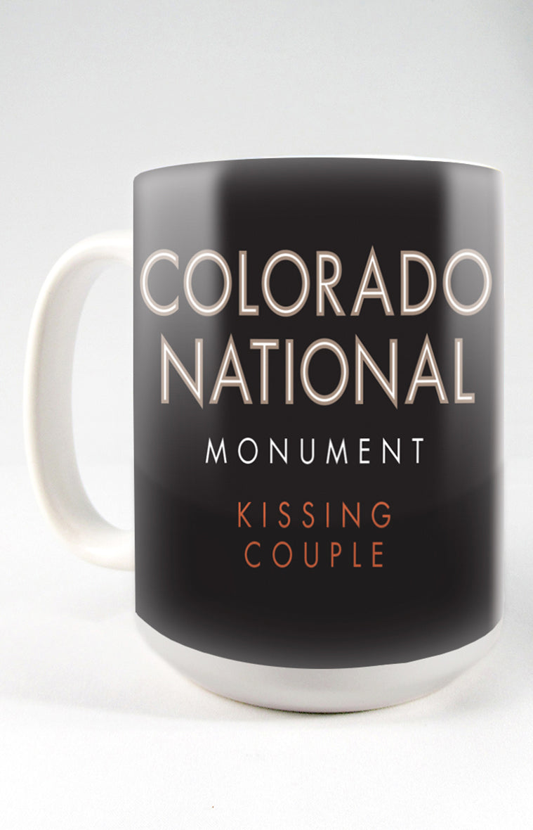 Colorado National Monument #3 (Kissing Couple) - 15oz. Ceramic Mug