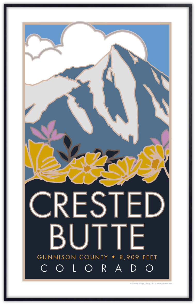 Crested Butte (Flowers), Colorado - Poster