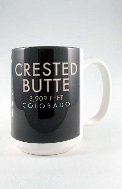 Crested Butte (Winter), Colorado - 15oz. Ceramic Mug