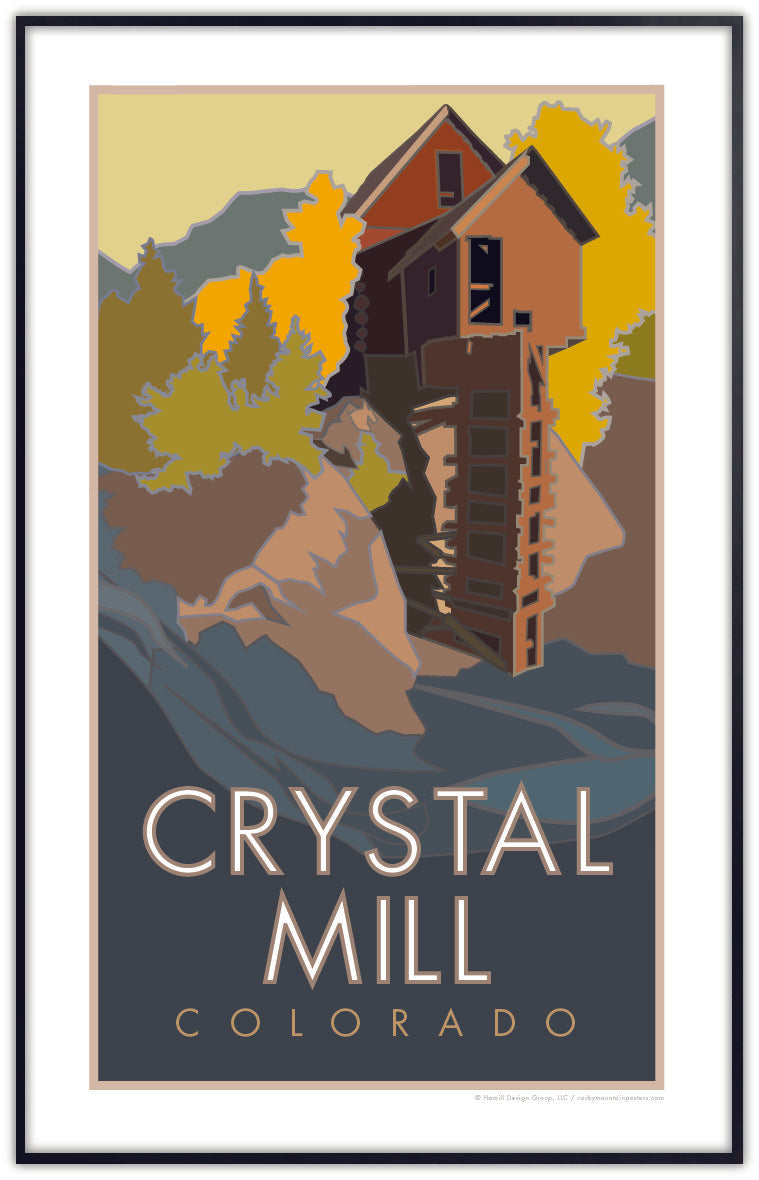 Crystal Mill, Colorado - Poster