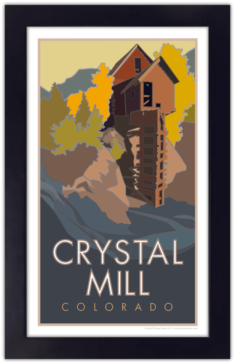 Crystal Mill, Colorado - Poster