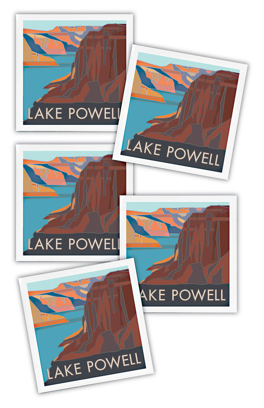 Lake Powell, Glen Canyon National Recreation Area ceramic coasters