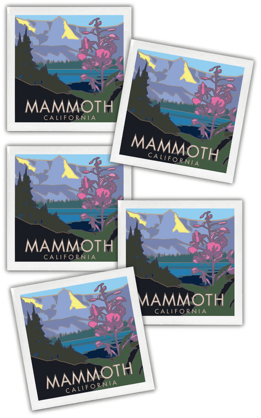 Mammoth, California - 4.25" x 4.25" Ceramic Coaster