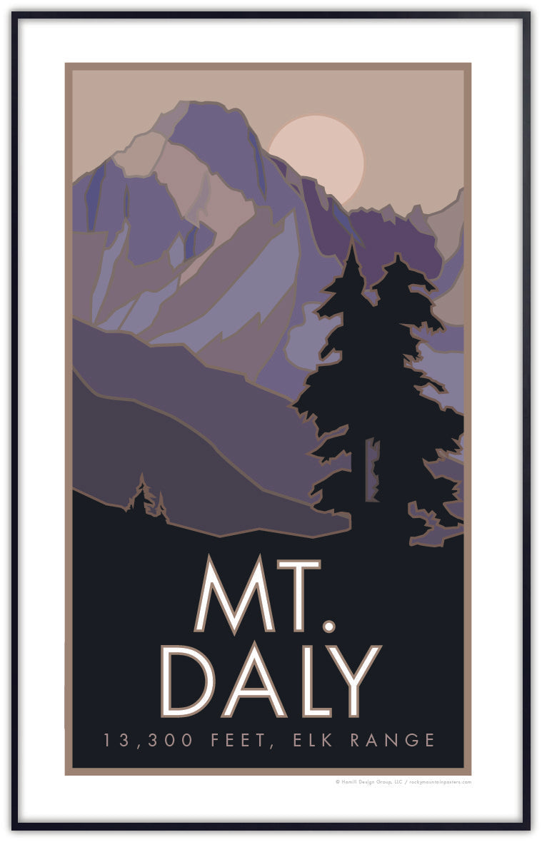 Mt. Daly, Colorado - Poster