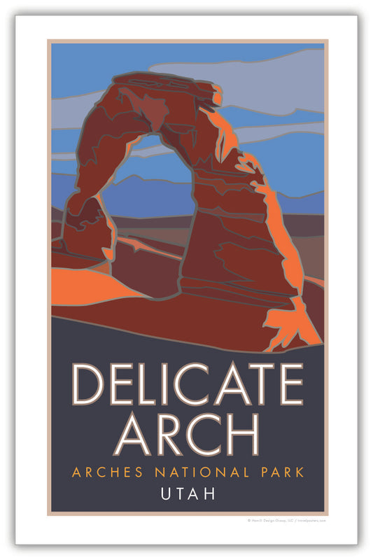 Delicate Arch, Arches National Park, Utah - Poster