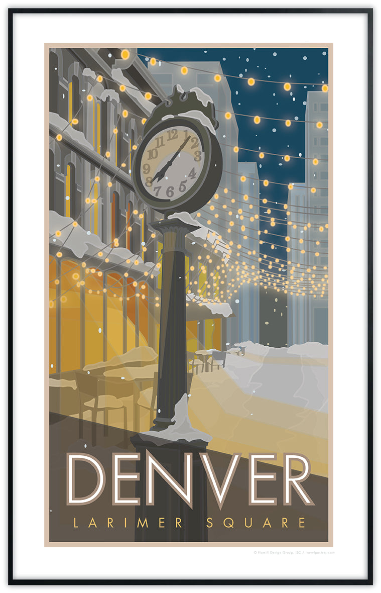 Denver, Larimer Square, Colorado - Poster