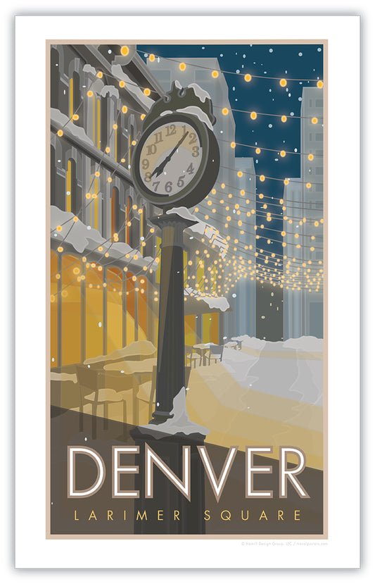 Denver, Larimer Square, Colorado - Poster