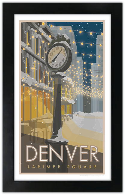 Denver, Larimer Square, Colorado - Poster