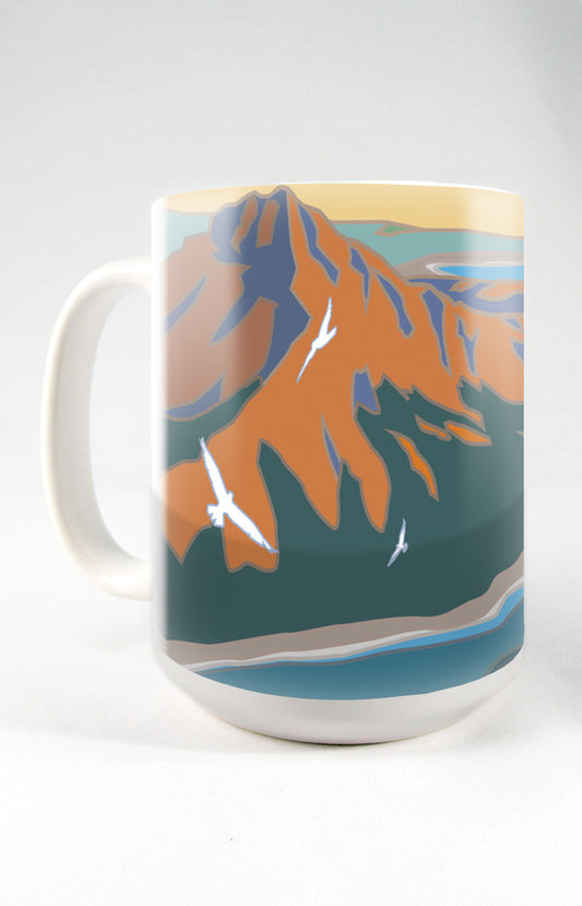 Diamond Head State Monument, Hawaii - 15oz. Ceramic Mug