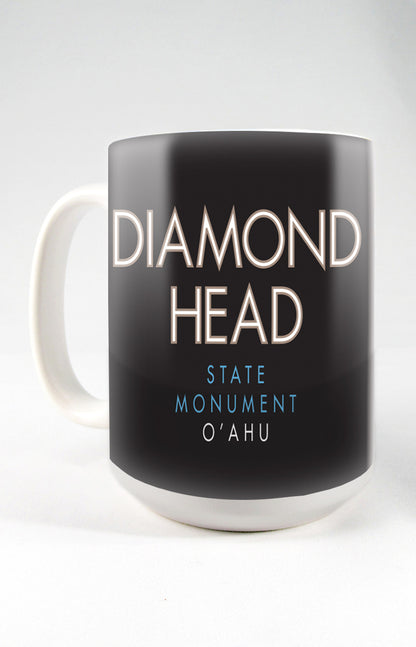 Diamond Head State Monument, Hawaii - 15oz. Ceramic Mug