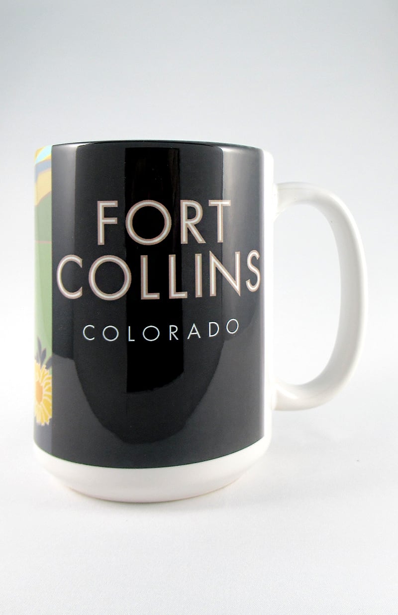 Fort Collins (The A), Colorado - 15oz. Ceramic Mug