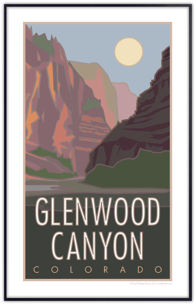 Glenwood Canyon, Colorado - Poster