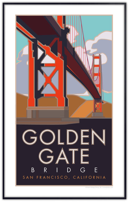 Golden Gate Bridge 1, San Francisco, California - Poster