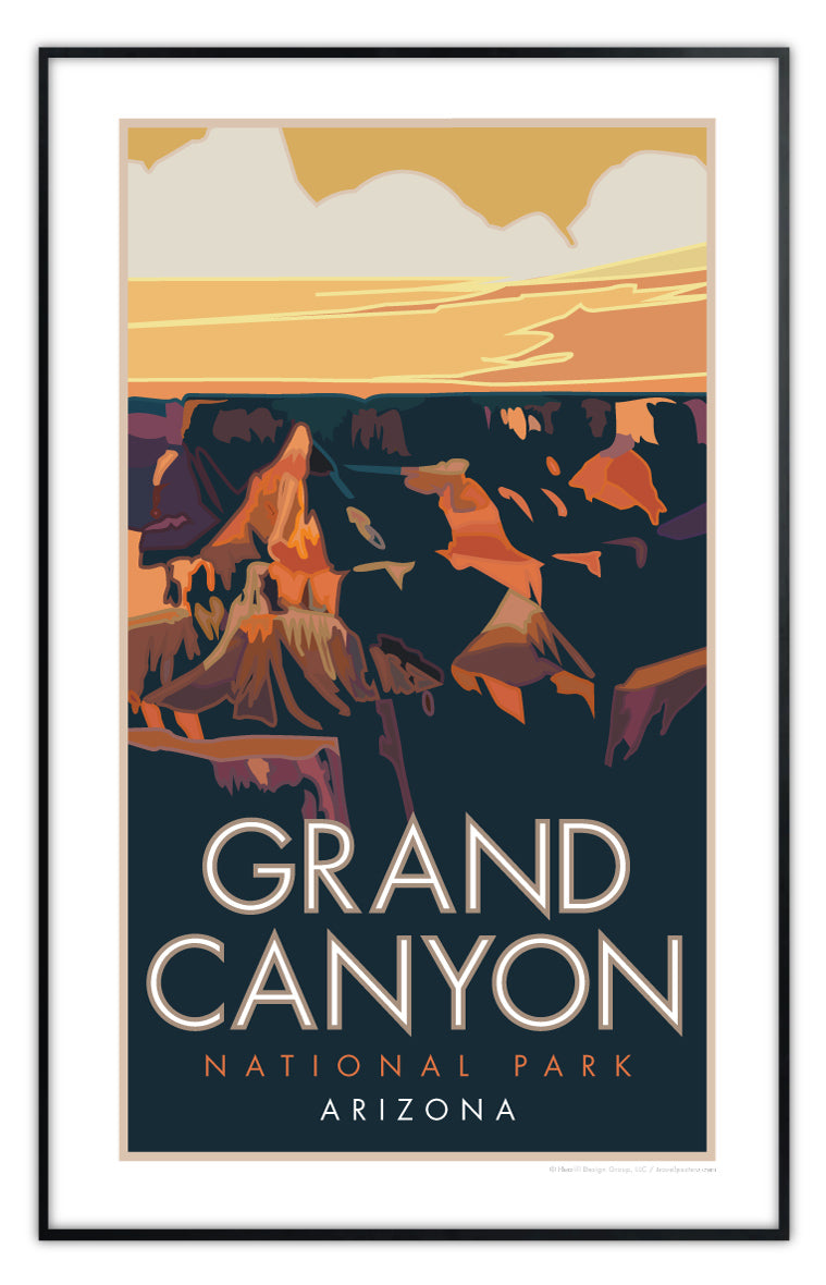 Grand Canyon (Sunset), Arizona -Poster