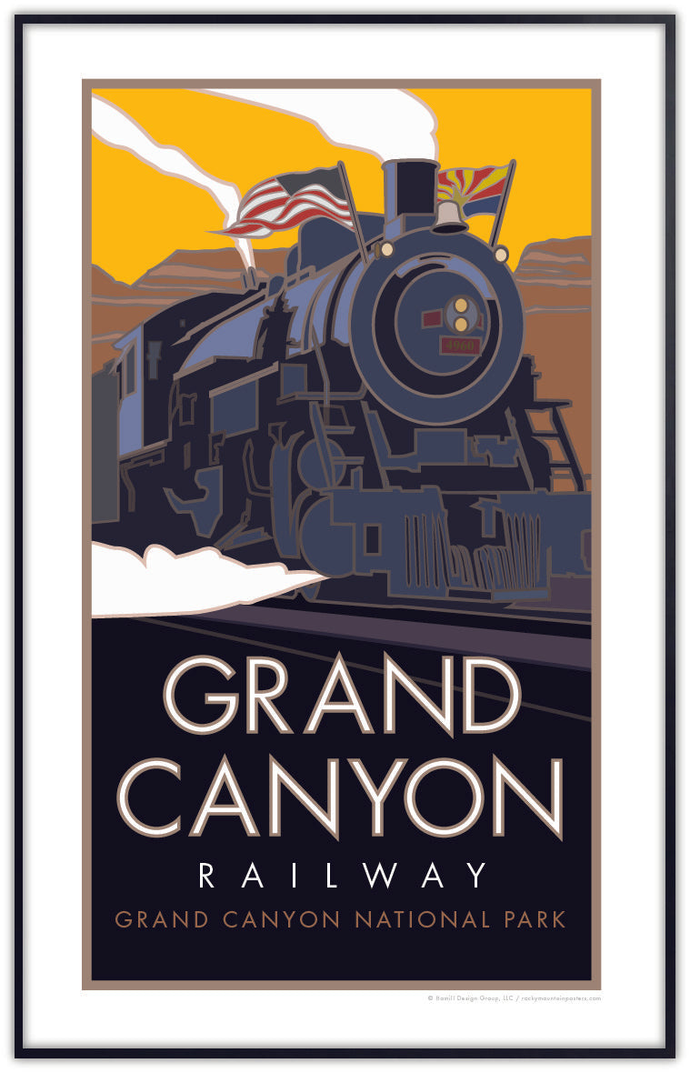 Grand Canyon Railway, Arizona - Poster