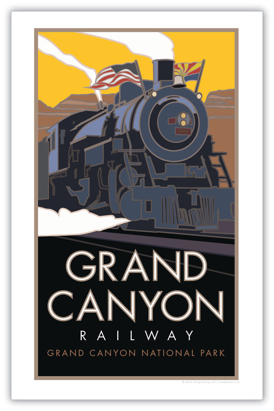 Grand Canyon Railway, Arizona - Poster