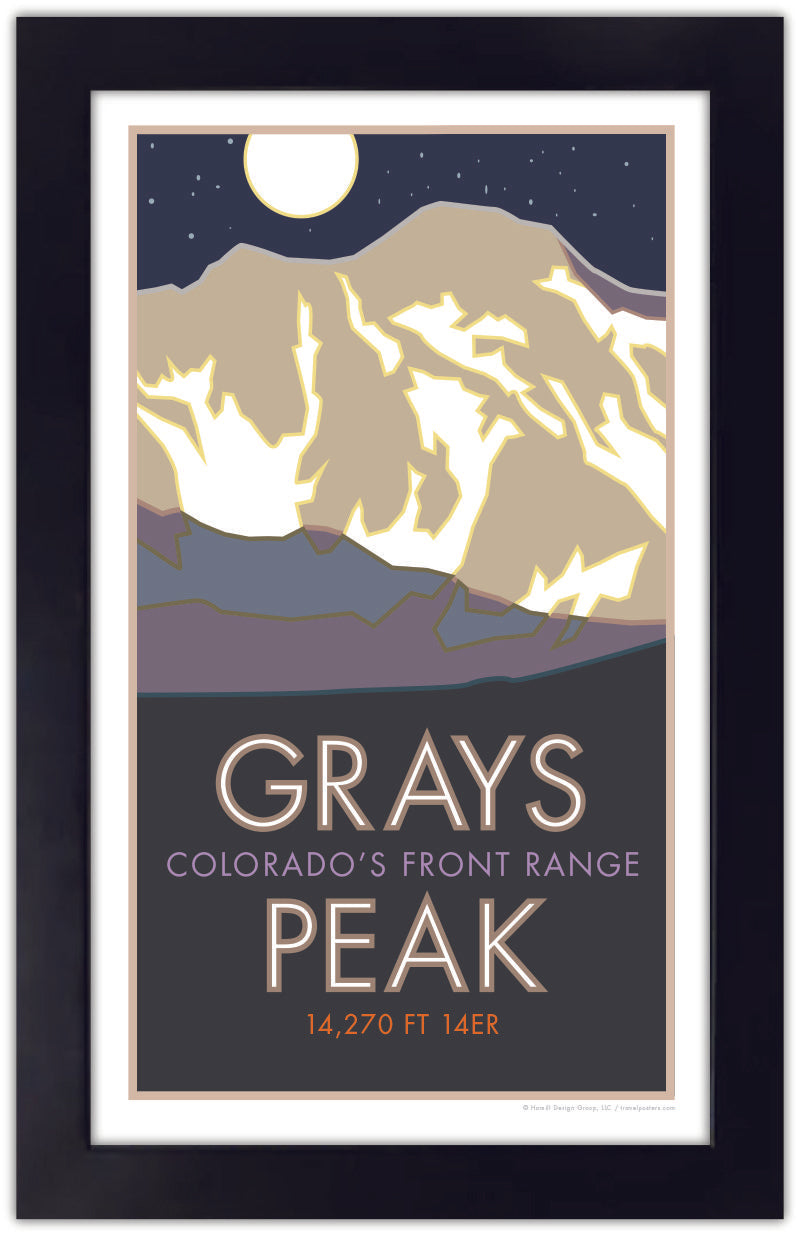 Grays Peak, Colorado - Colorado 14er - Poster