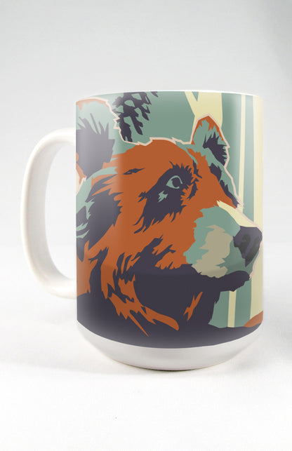 Great Smoky Mountains (Bear) - 15oz. Ceramic Mug