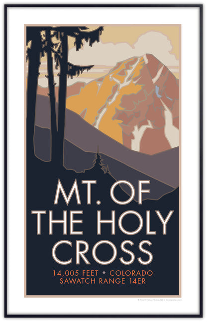 Mt. of the Holy Cross, Colorado - Colorado 14er - Poster