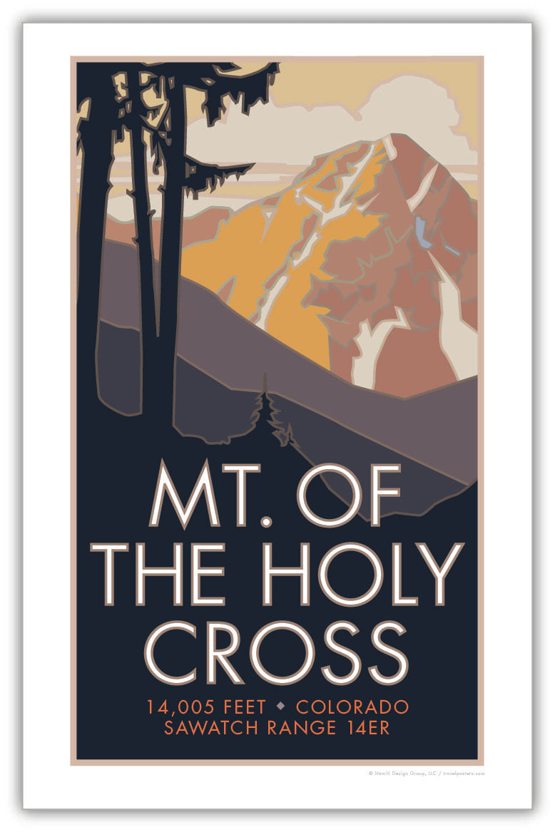 Mt. of the Holy Cross, Colorado - Colorado 14er - Poster