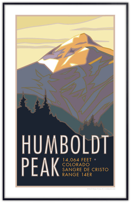 Humboldt Peak, Colorado - Colorado 14er - Poster