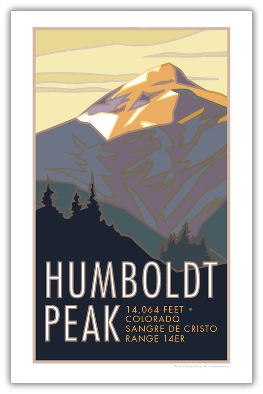 Humboldt Peak, Colorado - Colorado 14er - Poster