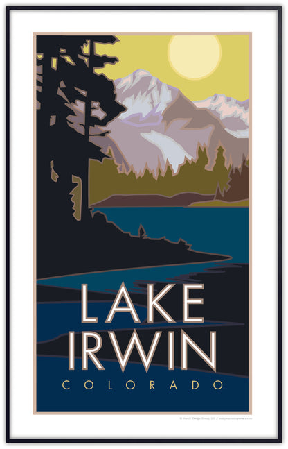 Lake Irwin, Colorado - Poster