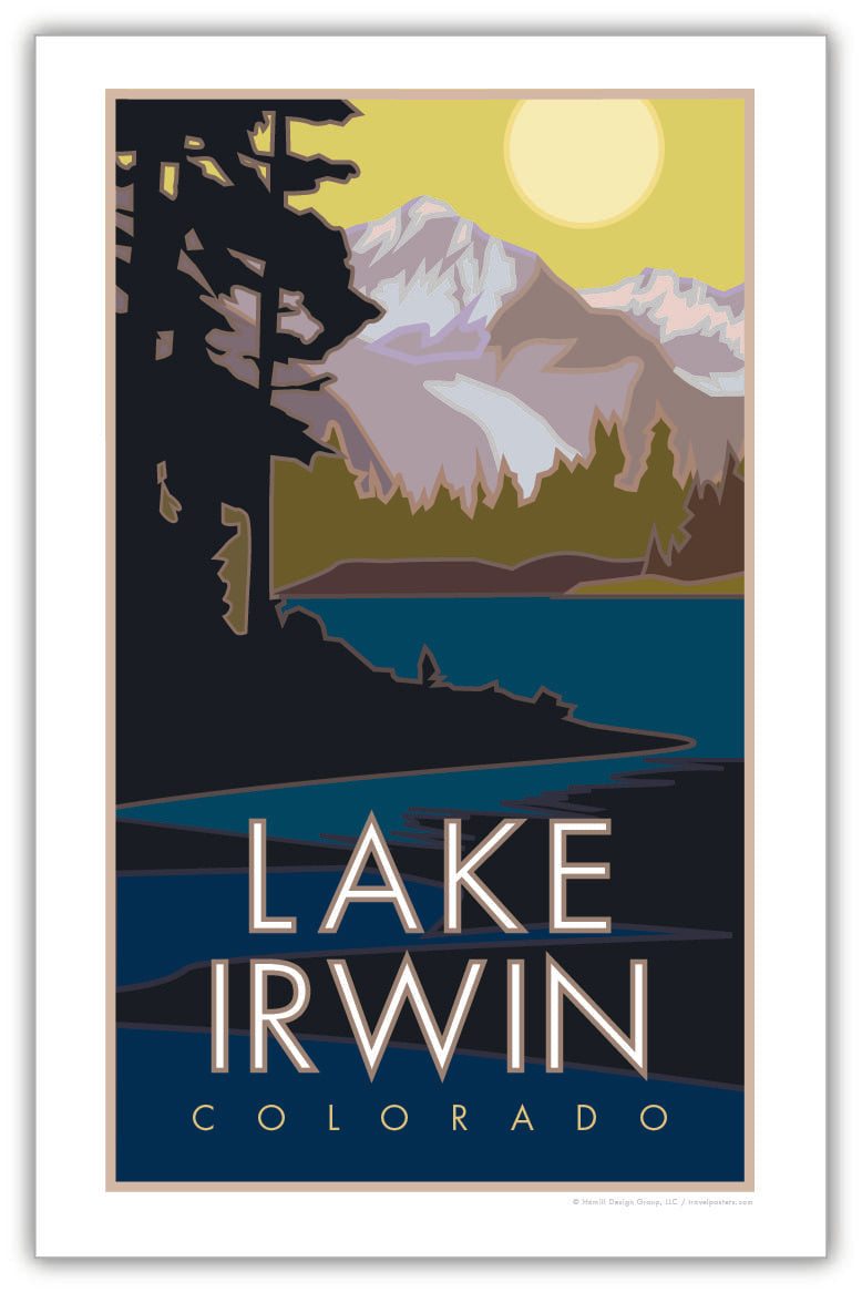 Lake Irwin, Colorado - Poster