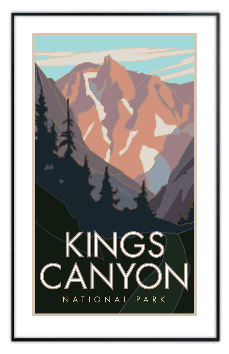 Kings Canyon National Park, California - Poster