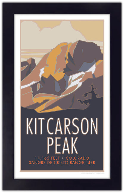 Kit Carson Peak, Colorado - Colorado 14er - Poster