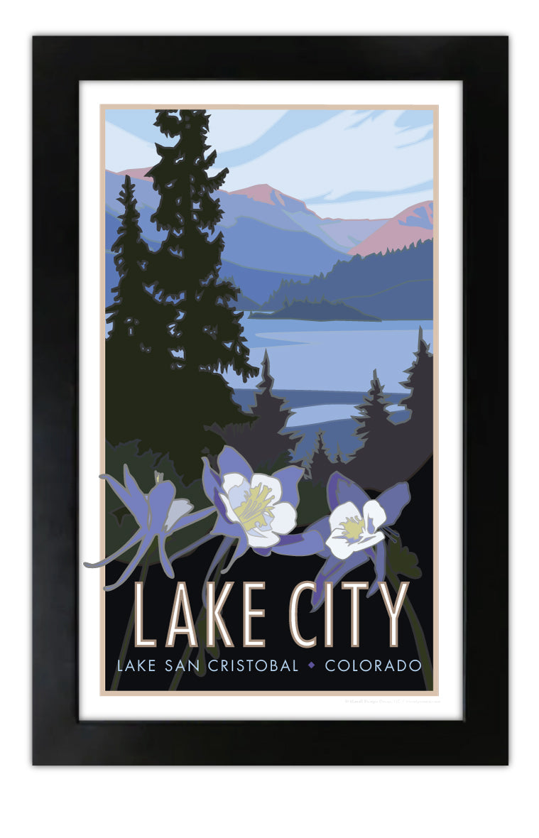 Lake City, Colorado - Poster