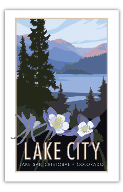 Lake City, Colorado - Poster