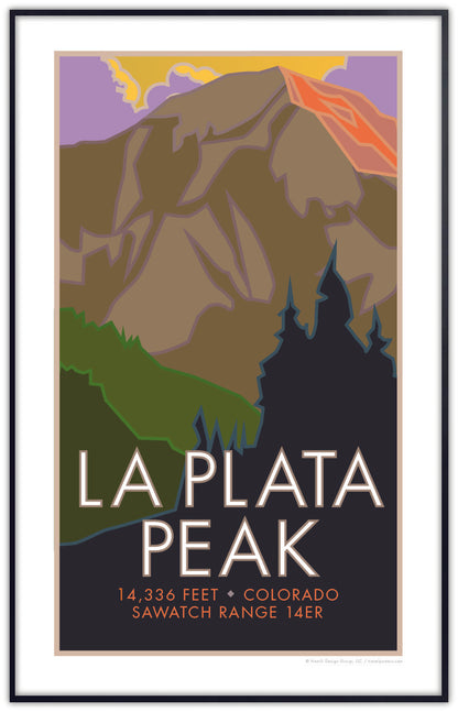 LaPlata Peak, Colorado - Colorado 14er - Poster