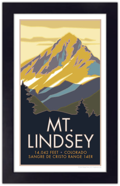 Mt. Lindsey, Colorado - Colorado 14er - Poster