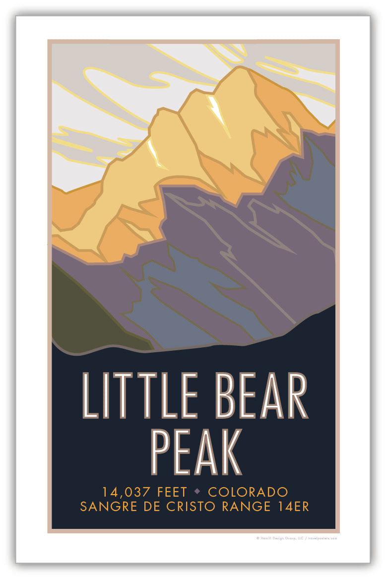 Little Bear Peak, Colorado - Colorado 14er - Poster