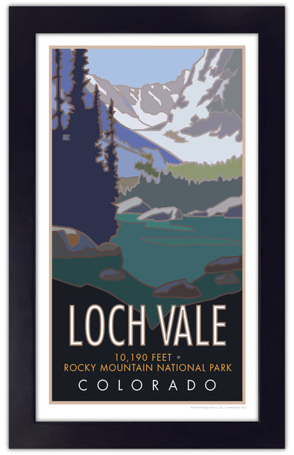 Loch Vale, Rocky Mountain National Park, Colorado - Poster