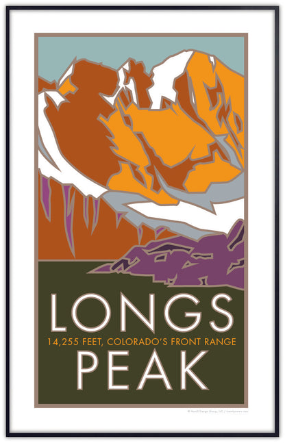 Longs Peak 1, Colorado - Colorado 14er - Poster