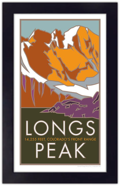 Longs Peak 1, Colorado - Colorado 14er - Poster