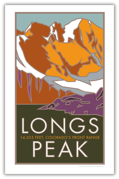 Longs Peak 1, Colorado - Colorado 14er - Poster