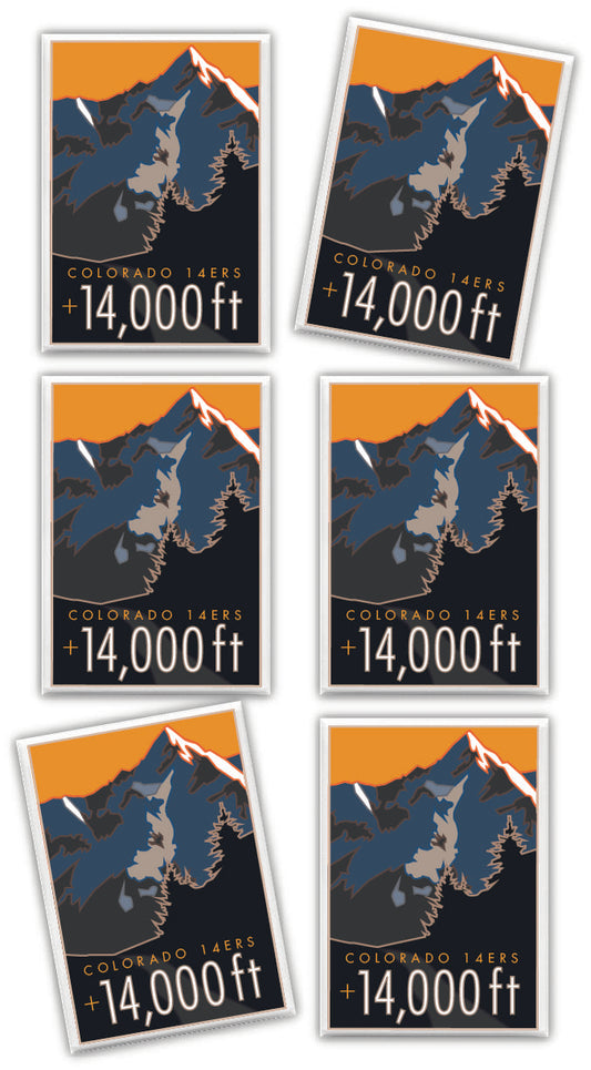 Climb Colorado's 14ers magnets