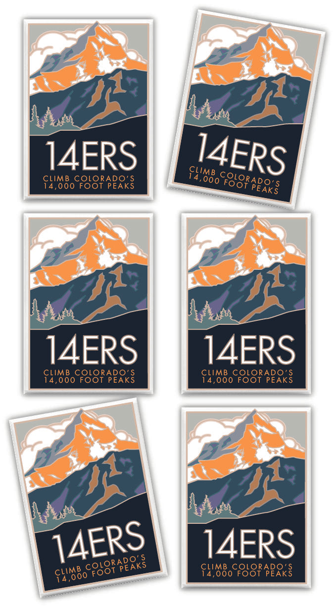 Colorado 14ers Magnets