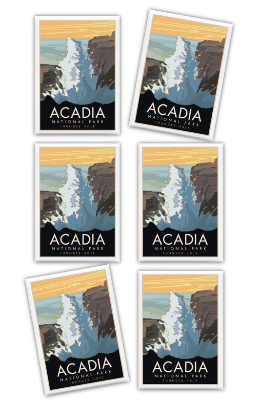 Acadia National Park, Thunder Hole, Maine - 2.5" x 3.5" Magnet