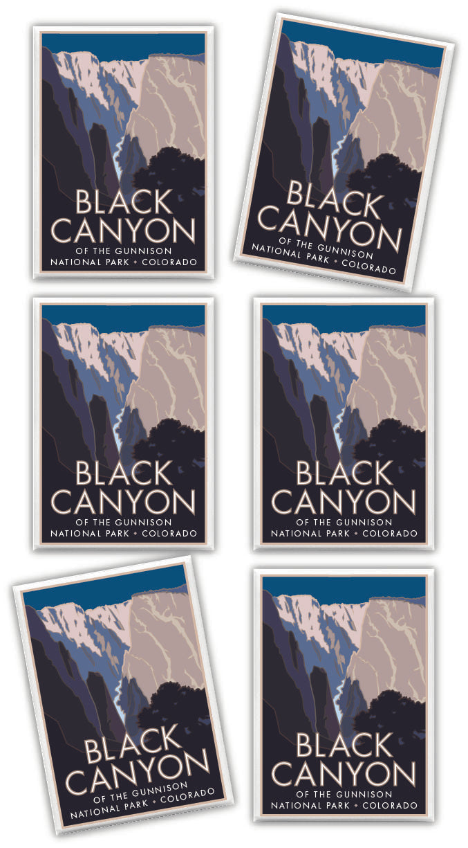 Black Canyon of the Gunnison National Monument, Colorado - 2.5" x 3.5" Magnet