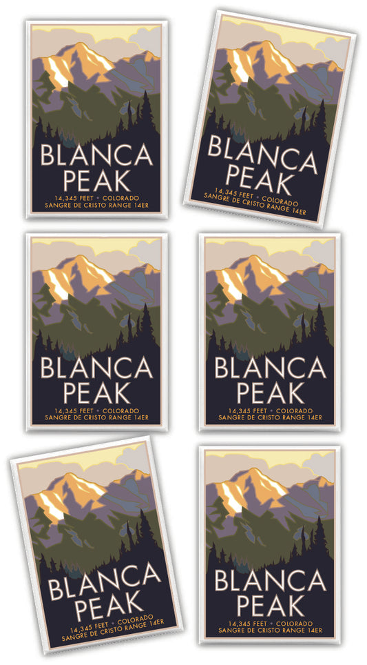 Blanca Peak, Colorado - Colorado 14er - 2.5" x 3.5" Magnet