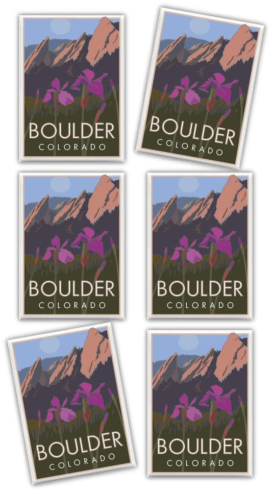 Boulder Iris, Colorado - 2.5" x 3.5" Magnet